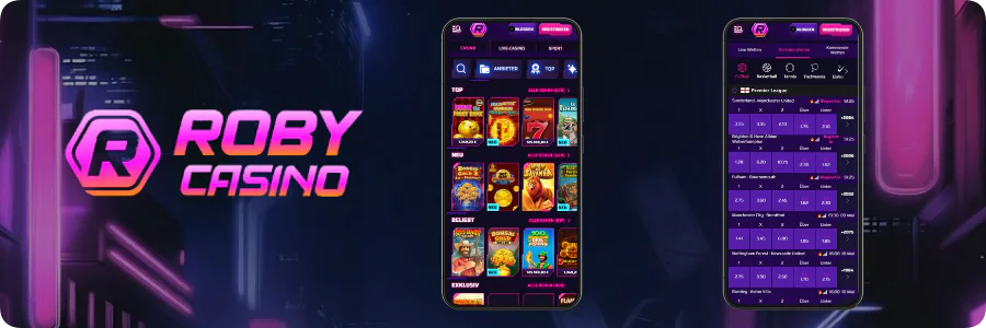 Casino + Sportwetten Roby Casino