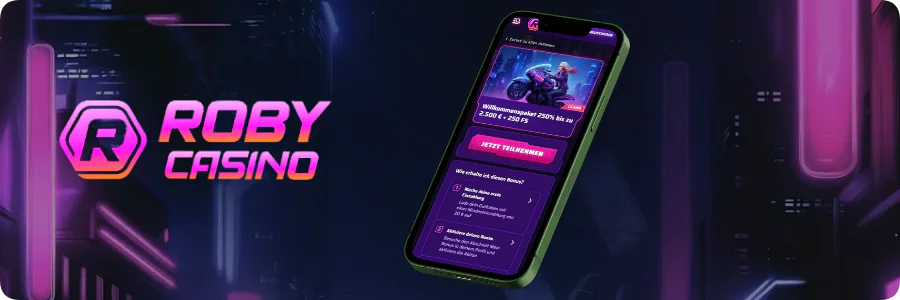 Willkommensbonus Roby Casino